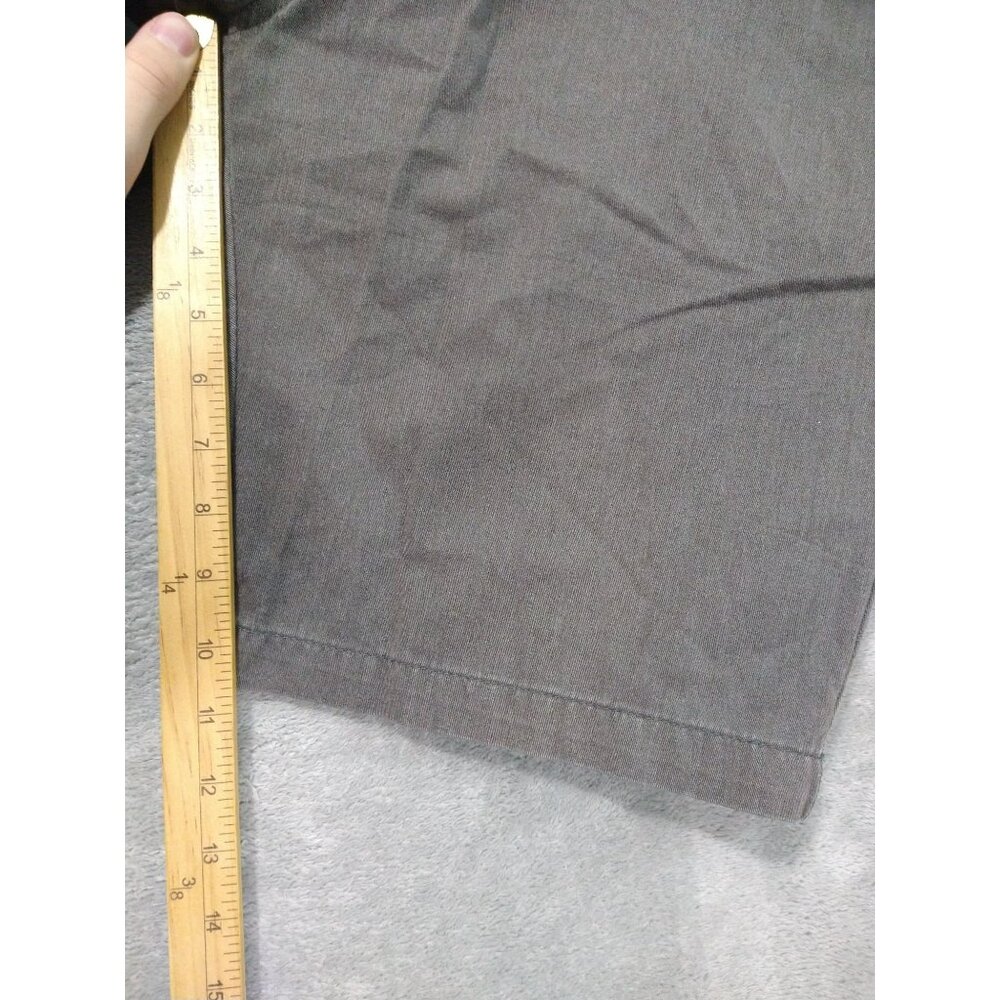 Volcom Shorts Mens 36 x 10 Gray Vmonty Stretch Chino Flat Front Skater Surf - Picture 5 of 9